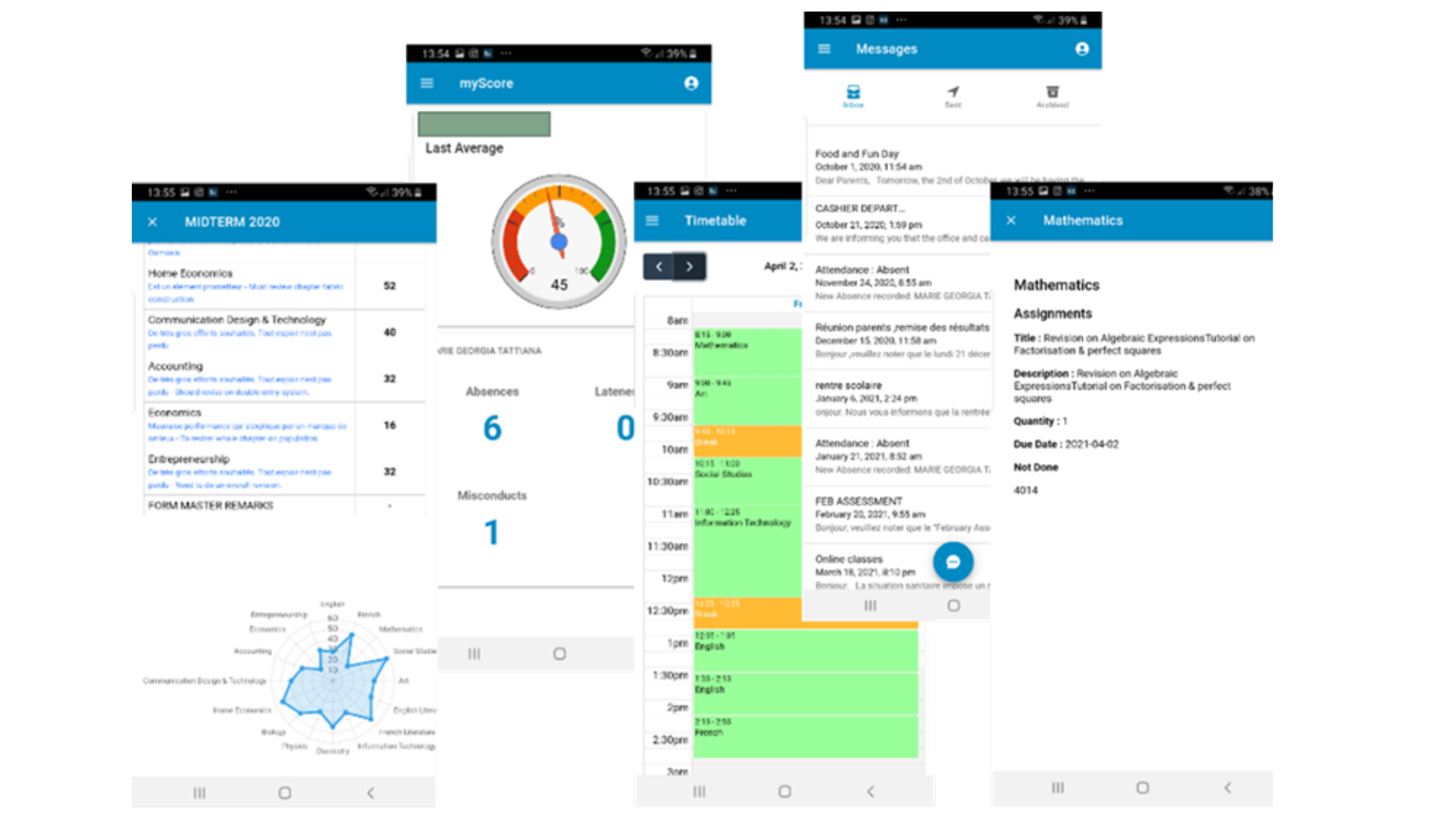 mobile myscore